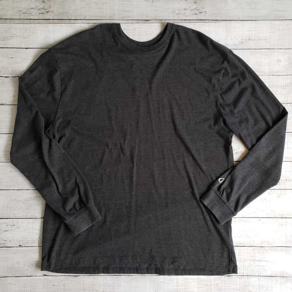 SPALDING Dark Gray Long-Sleeve Tee T-Shirt XL